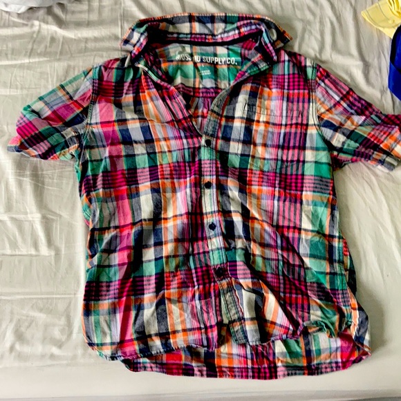 Technicolor plaid shirt - Picture 1 of 1